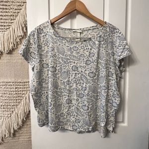 White & Blue T shirt